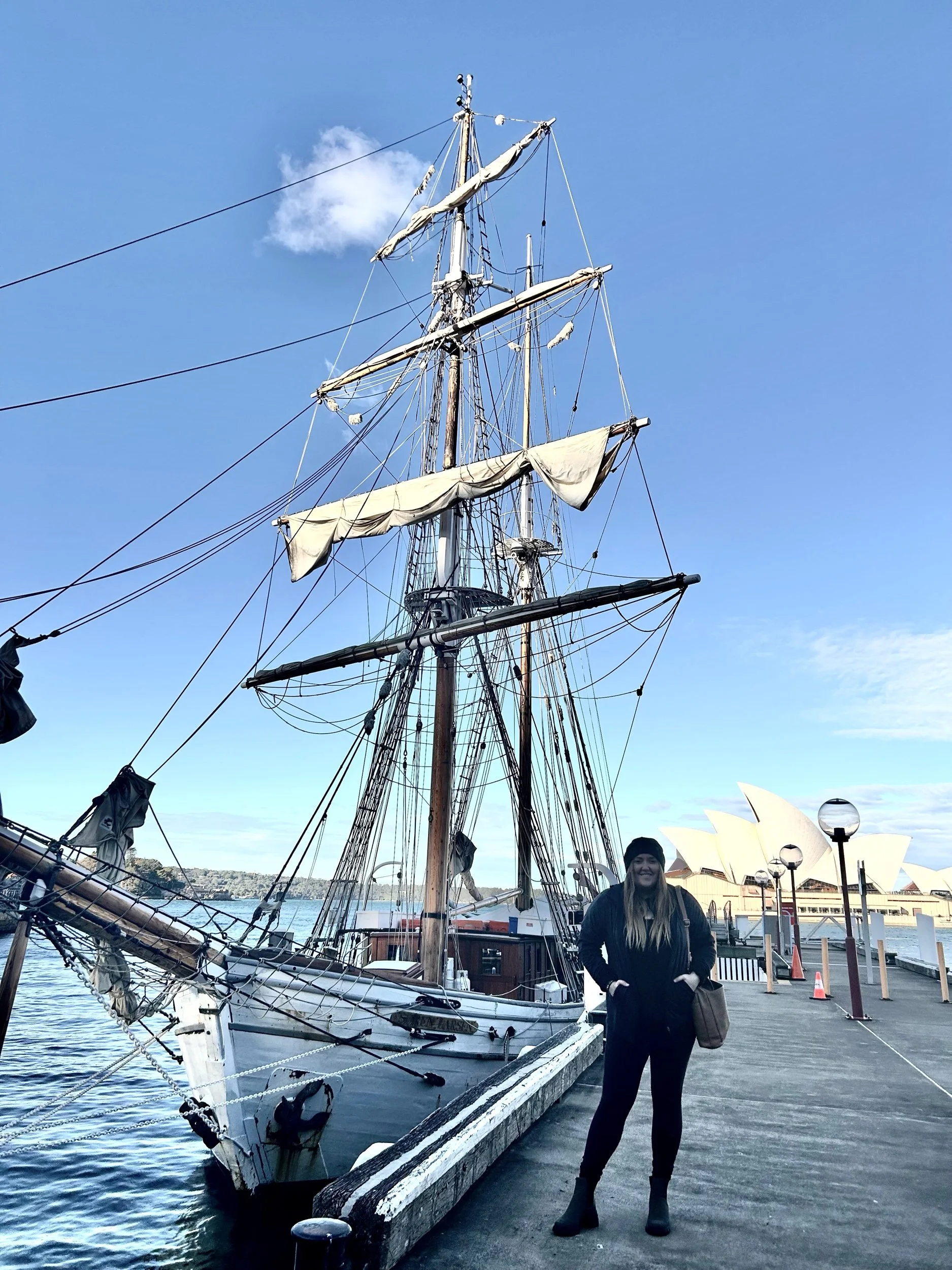 Performance onboard the historical Sydney Tall Ships