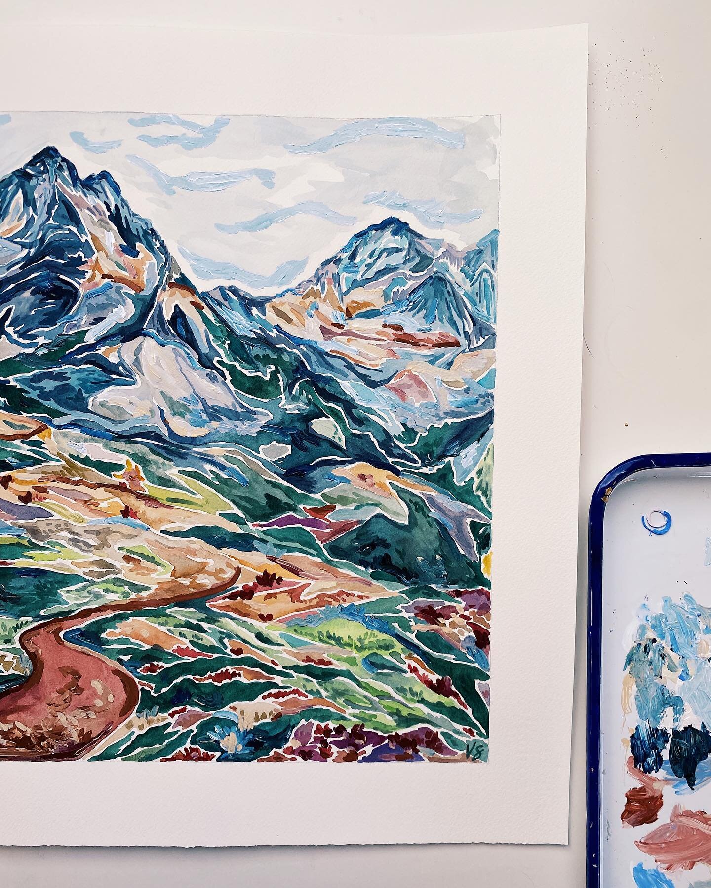 finishing touches on &lsquo;Maple Pass&rsquo; &bull;&bull;&bull; based on a technicolor, fall backpacking trip through the North Cascades that lives on vividly