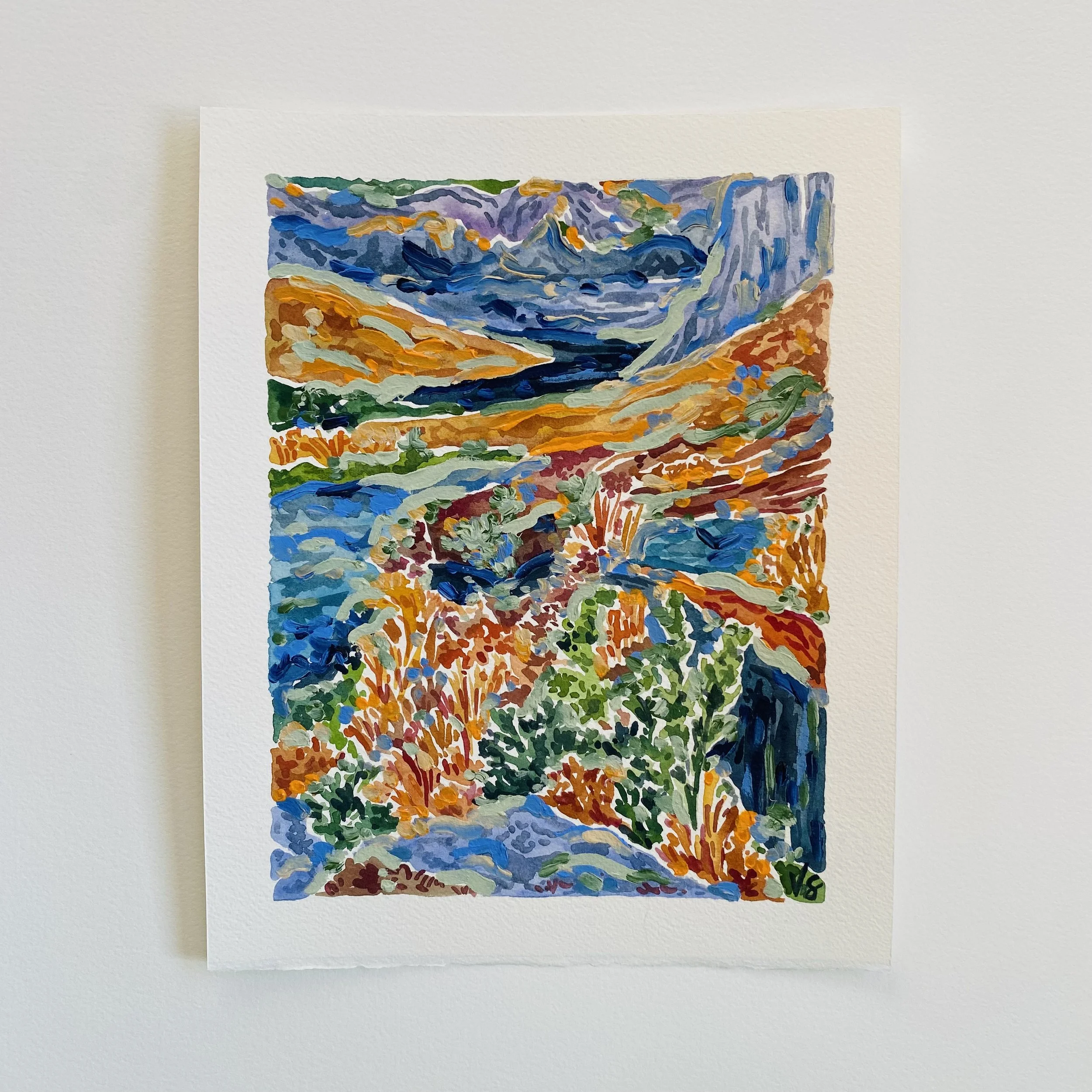 Ancient Lakes - Original Art