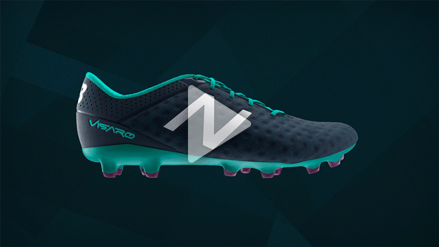 New Balance Football: Visaro Tech Video, Baltic / Serene Green
