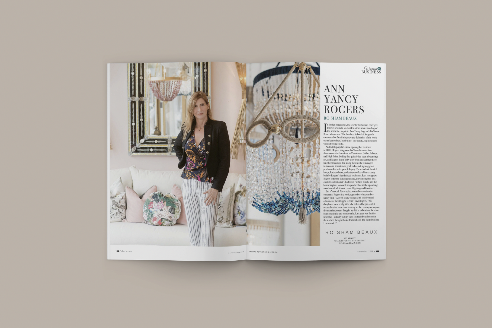 Charleston Magazine Print Design Molly Wickham