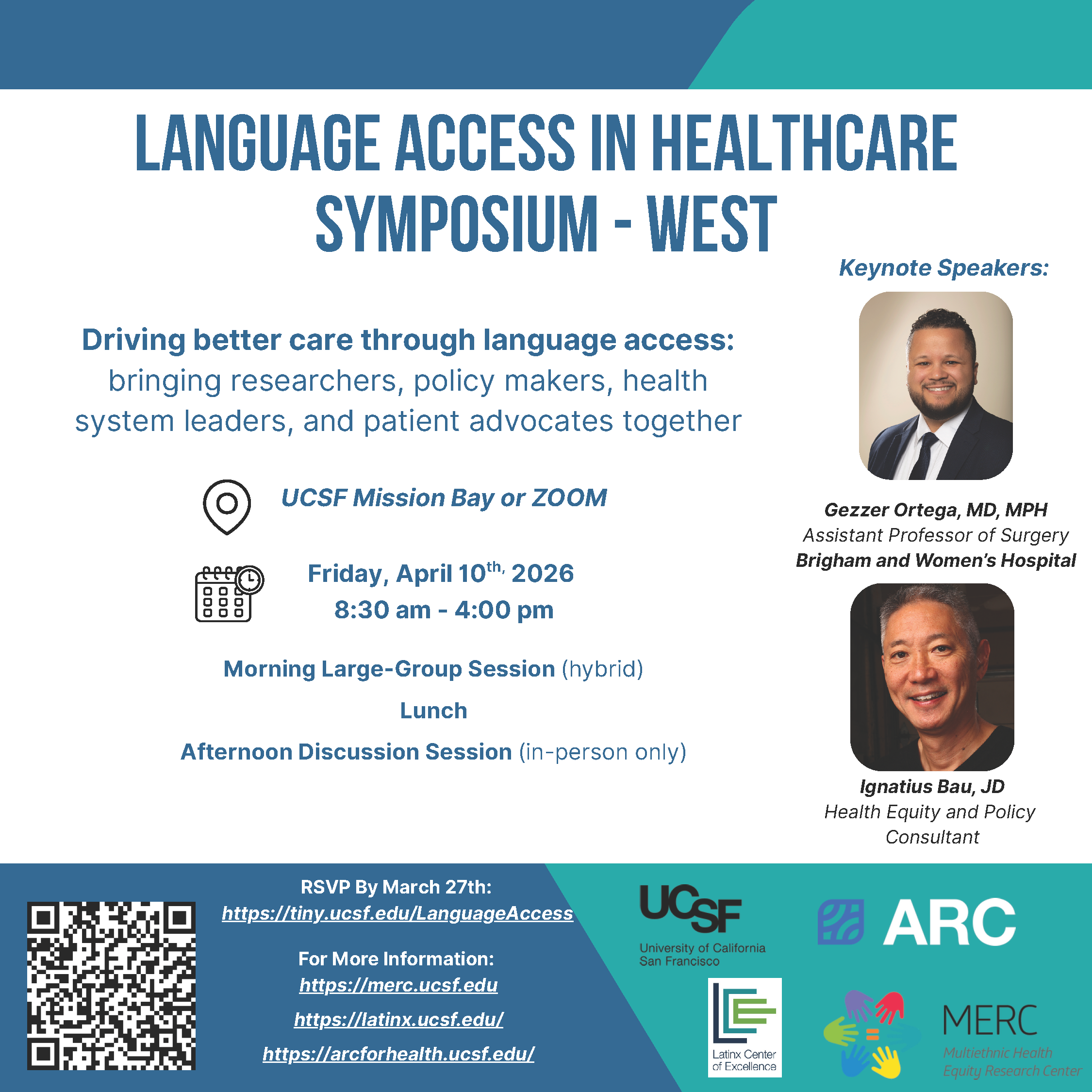 Flyer for an upcoming symposium.