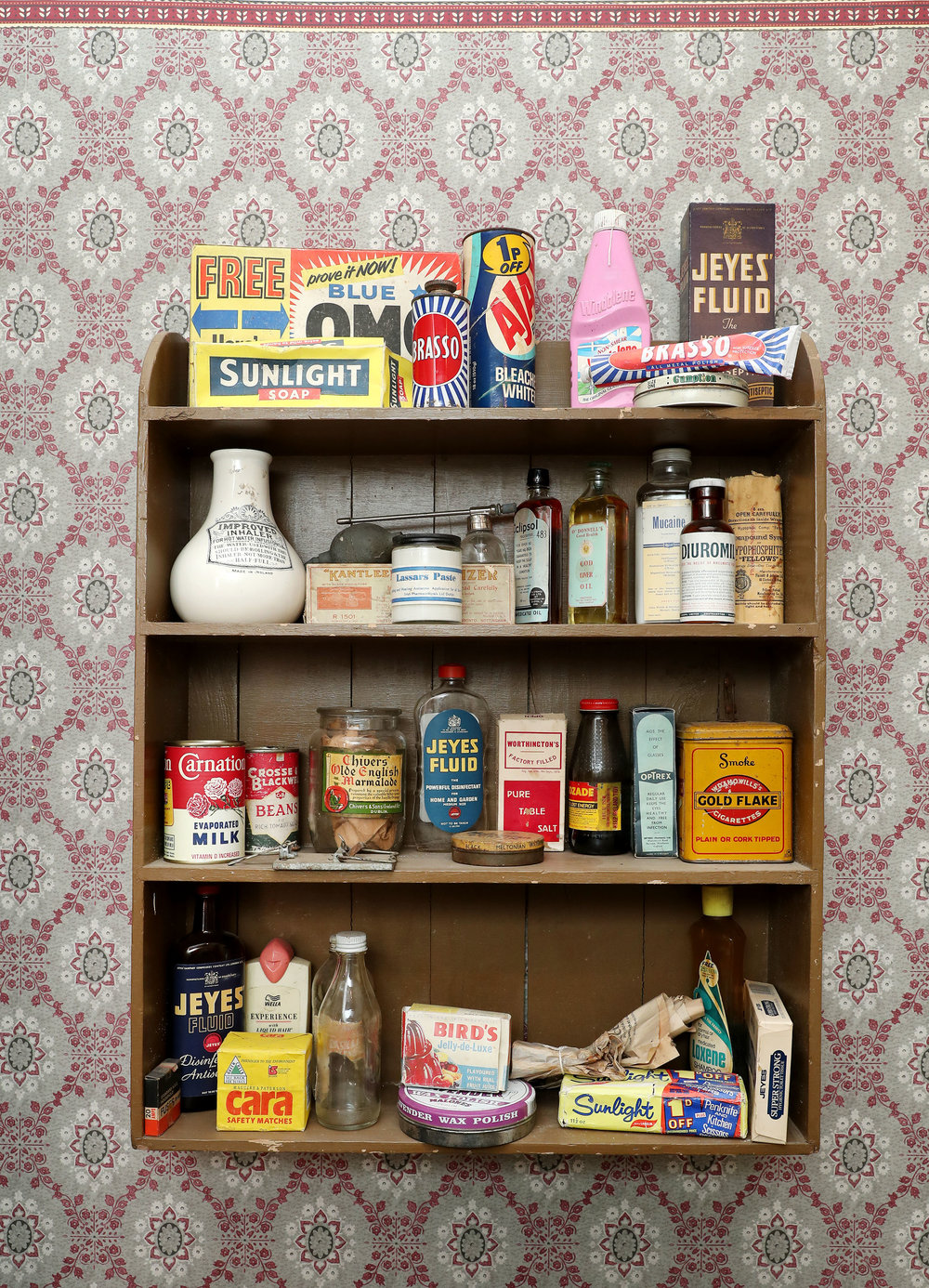 Detail of Mrs Dowling's Flat, an installation showing 1960s Tenement Living, in 14 Henrietta Street. Image by Marc O'Sullivan. Image 2.jpg.jpg