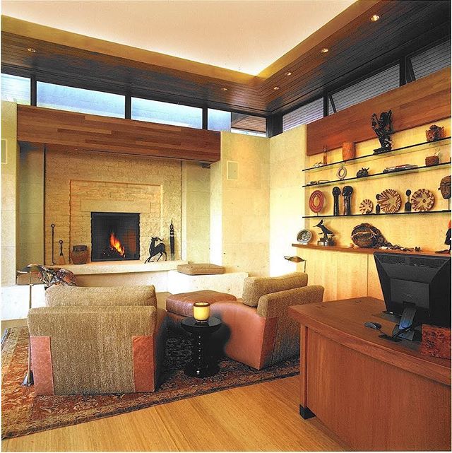 is everyone ready for a cozy weekend by the fire? since we don&rsquo;t have a fireplace in our office fires are frowned upon in here. so we are counting on you to tell us about your cozy fireplace set up! 
Photographer: Bill Zeldis 
Architect: @nmaar