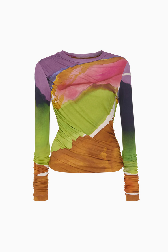 Screenshot 2026-04-08 at 14-35-00 Paradis Ruched Jersey Top - Nature Abhors A Vacuum Round Neck Long Sleeve Top - Ulla Johnson.png