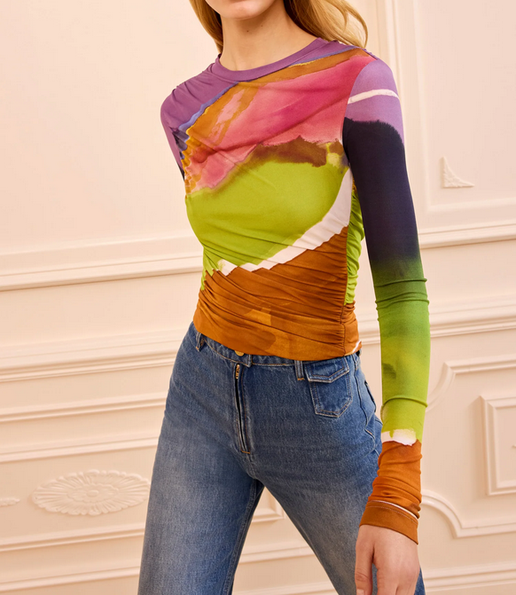 Screenshot 2026-04-08 at 14-34-45 Paradis Ruched Jersey Top - Nature Abhors A Vacuum Round Neck Long Sleeve Top - Ulla Johnson.png