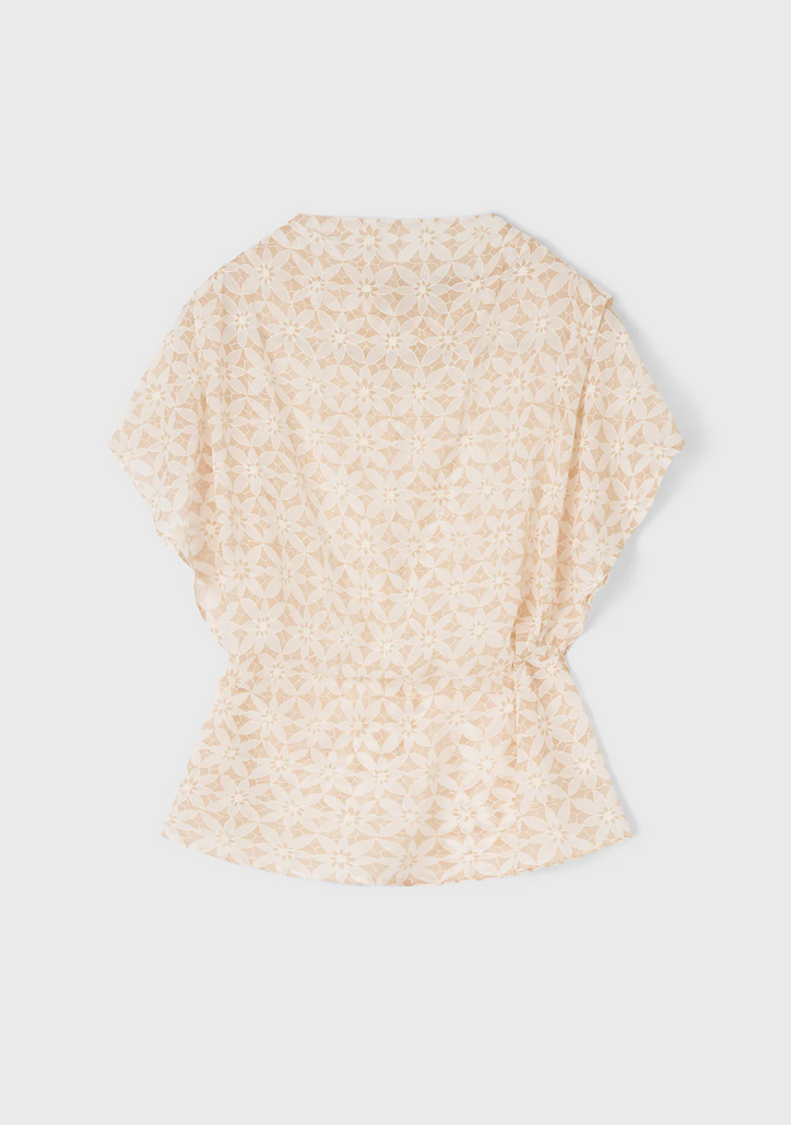 The Arya printed lace top