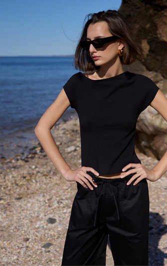 The Studio Tee in Black