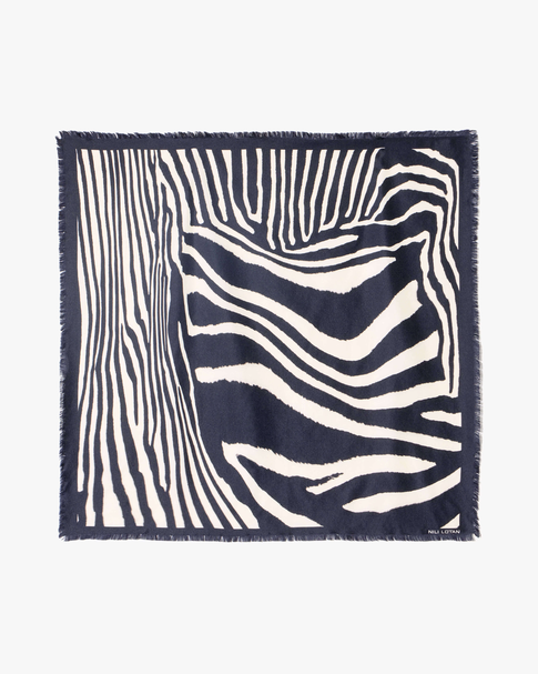 ZEBRA TWILL SCARF