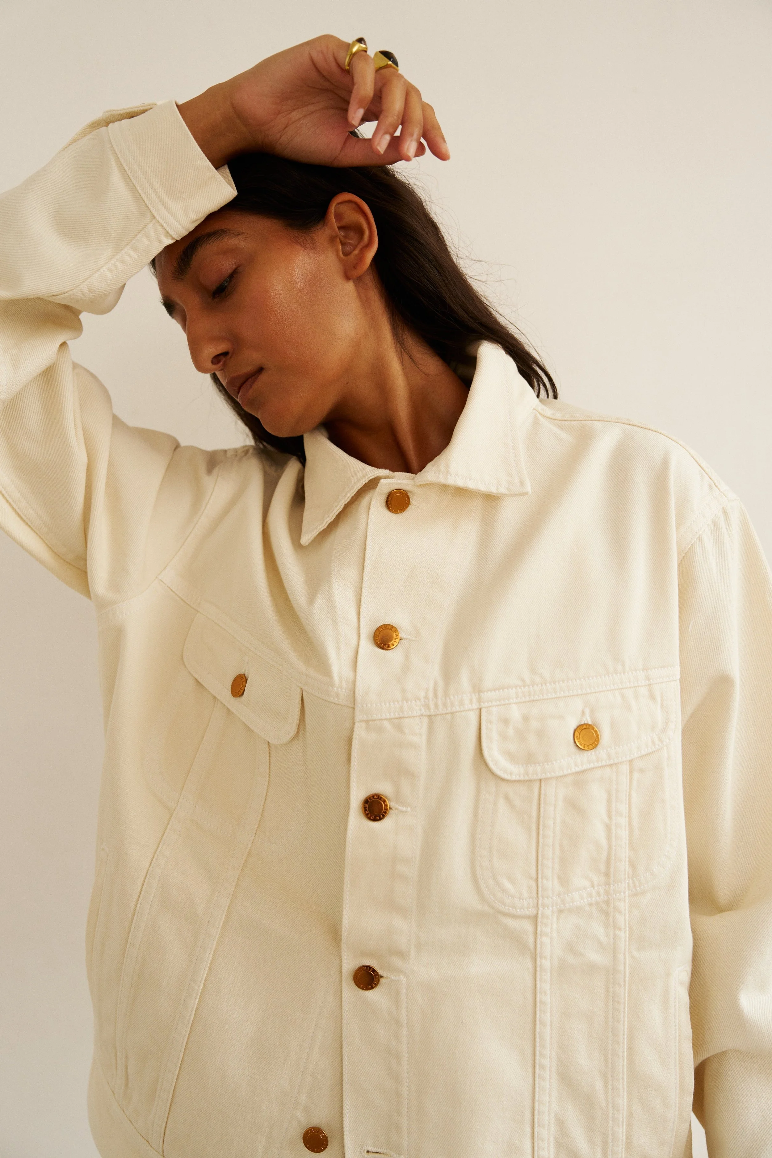 The Loverboy Jacket in Ecru