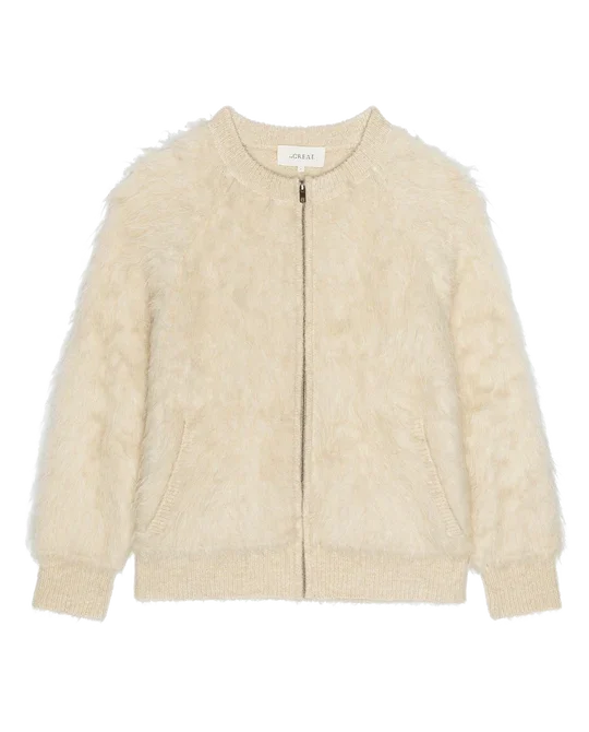 The Fuzzy Bomber Sweater