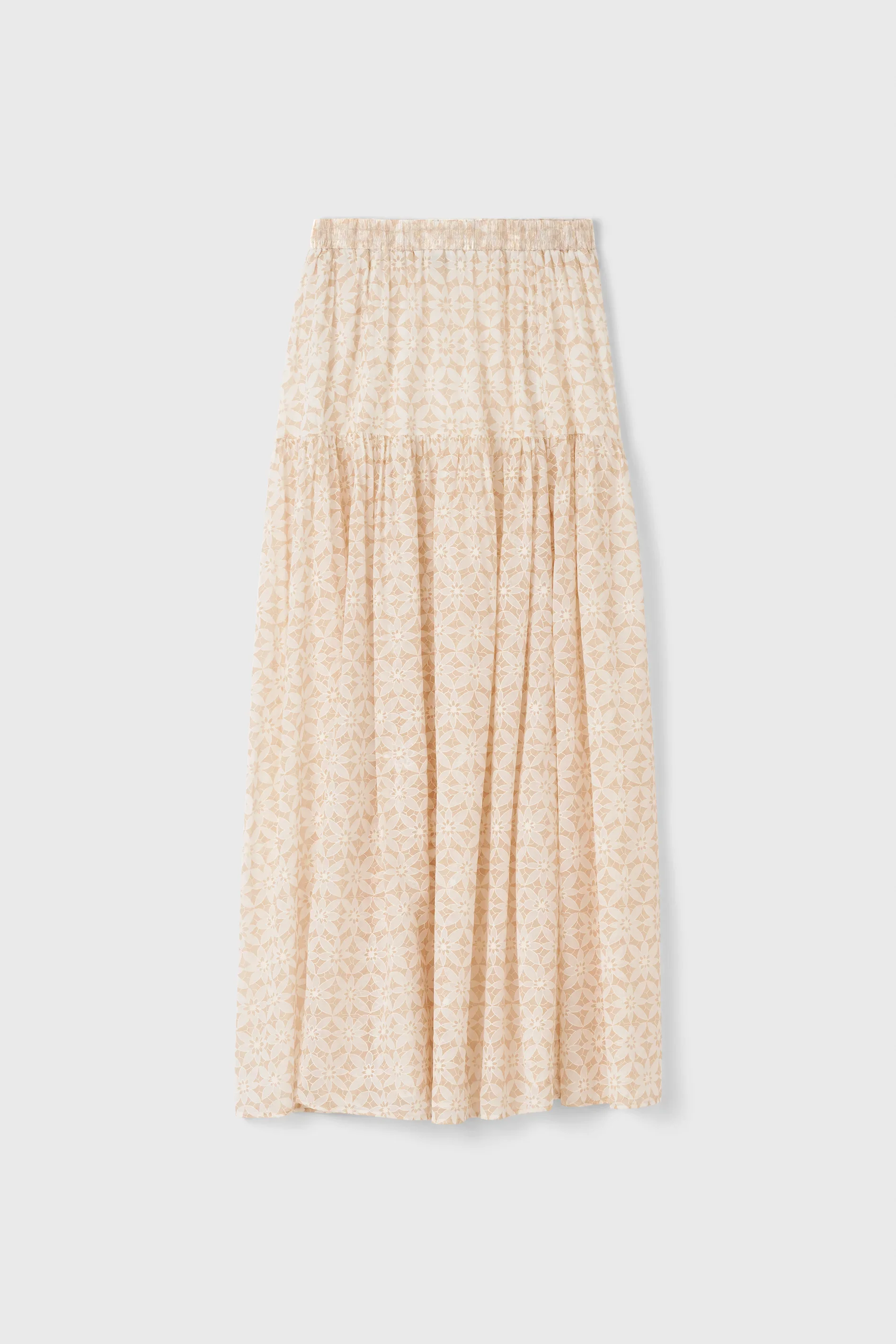 The Asti lace print skirt