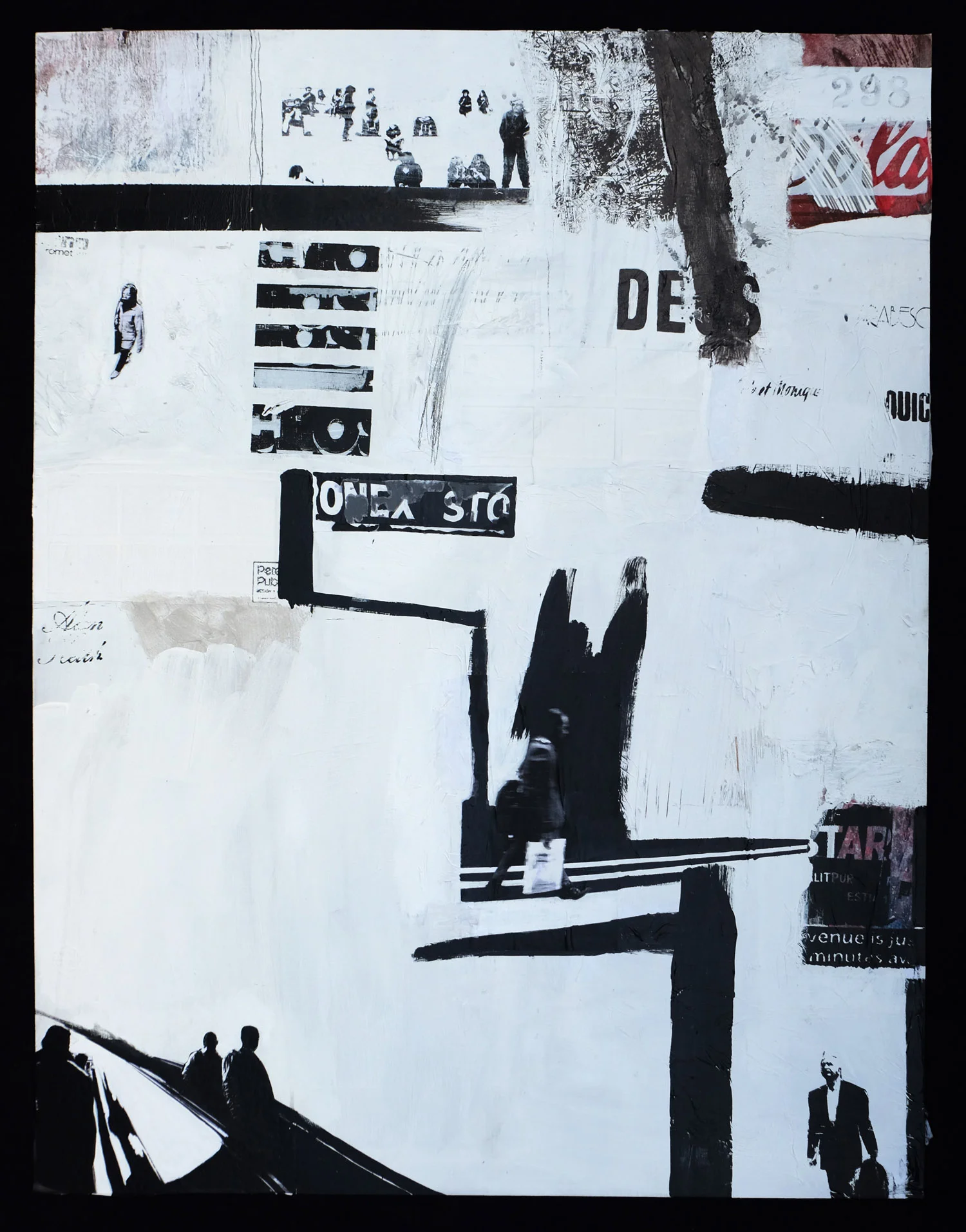 The meeting - 95cmx123cm, unframed