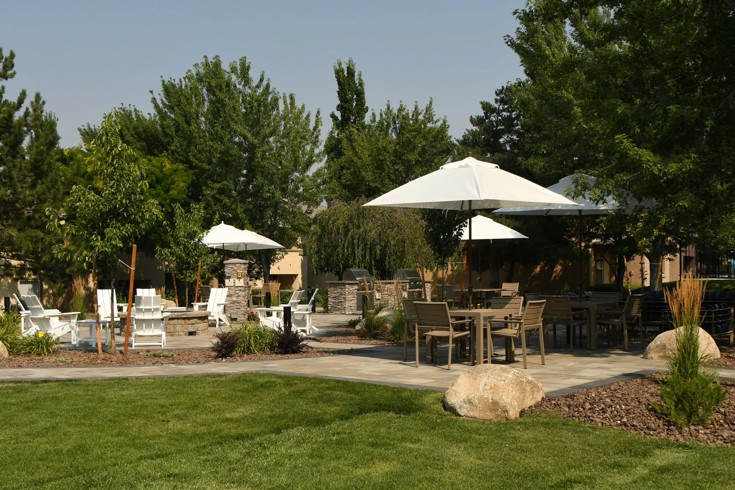 Landscape architecture with pergola in Reno, NV
