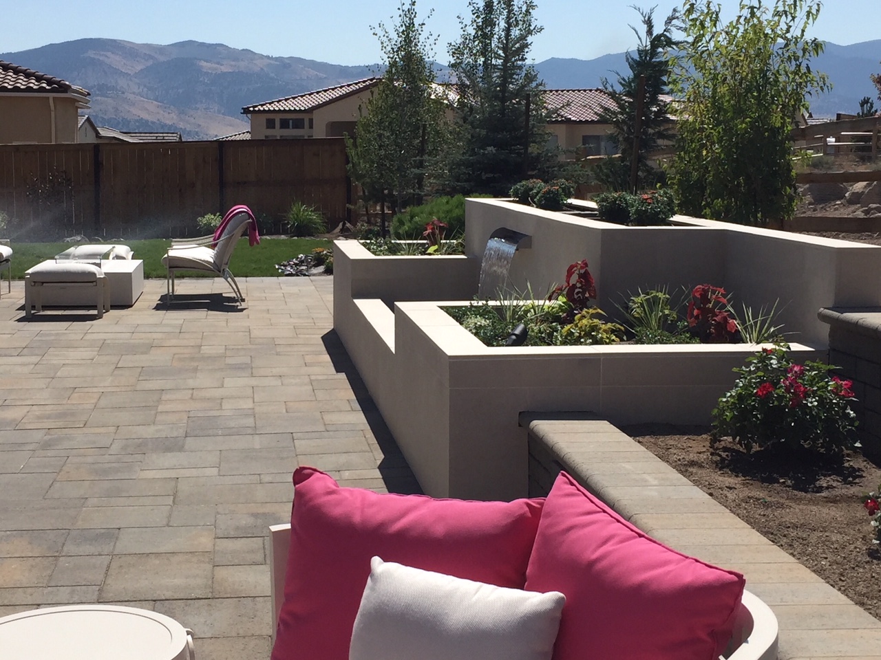 Retaining wall and patio pavers in Sparks, NV