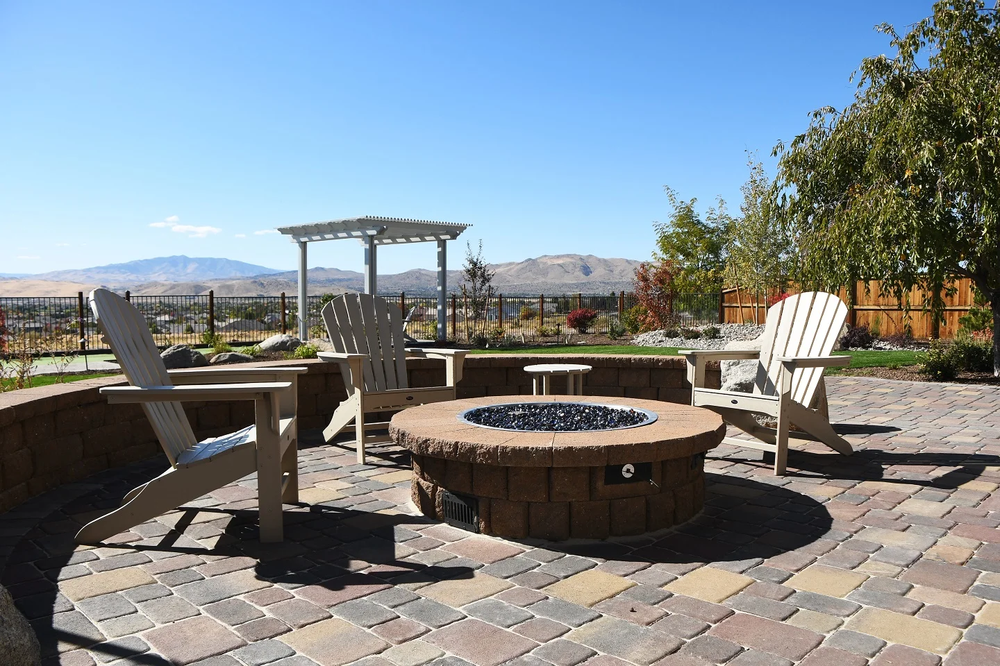 Outdoor fireplace in Sparks NV