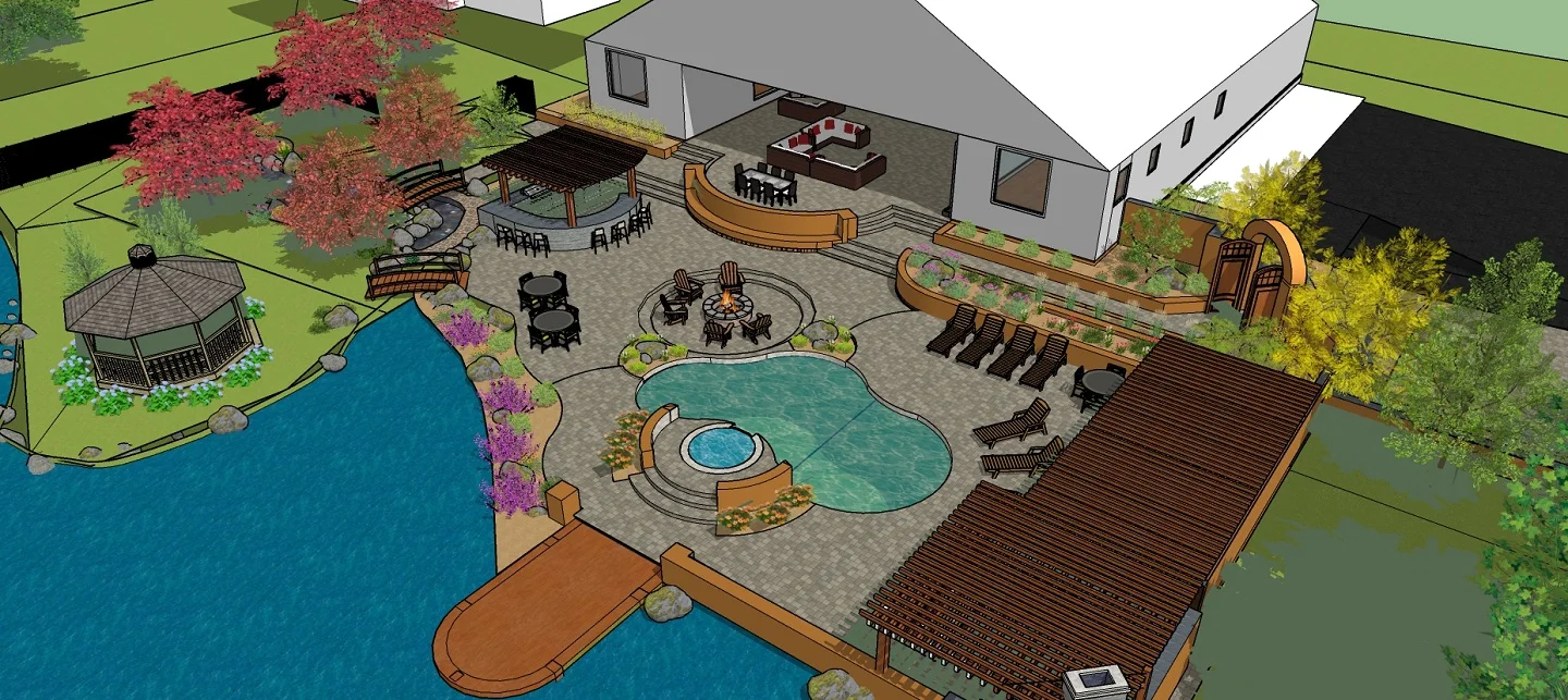 Landscapers near me in Reno, NV with top 3D pool designs