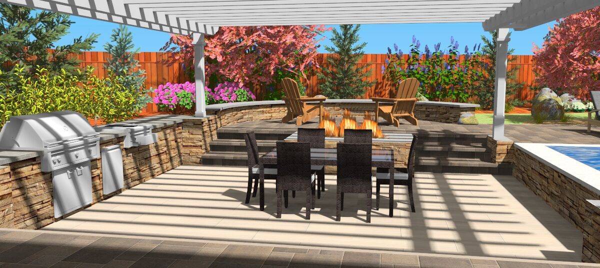 Patio Landscape Contractors Design Retaining Wall Reno Nv Sparks Firesky Outdoor Design Patio Retaining Wall Reno Nv, The Patio Reno