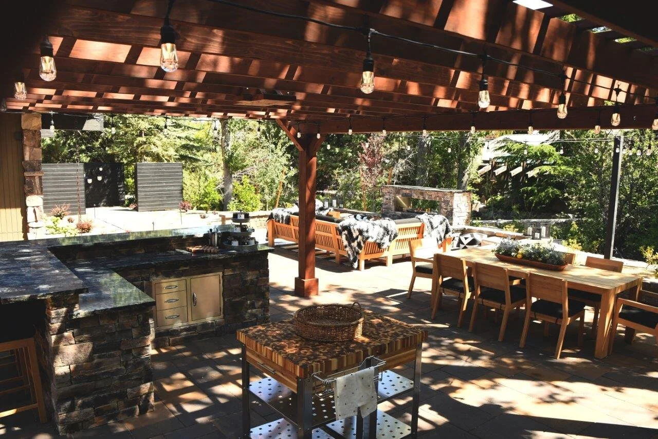 Stunning patio Reno NV with pergola