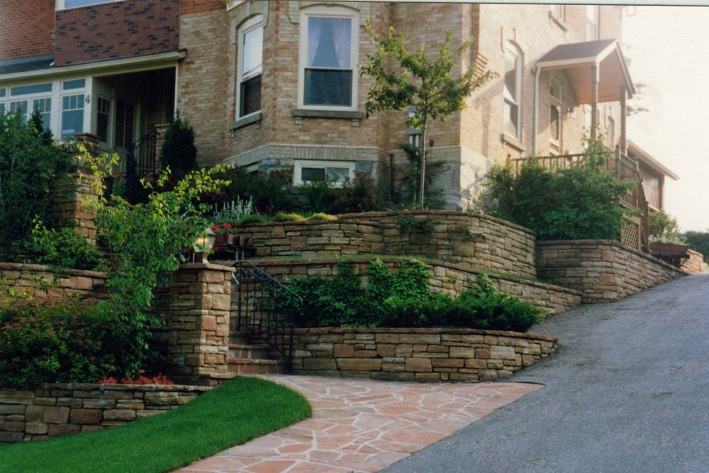 Backyard Landscaping Design Retaining, All Out Landscaping Reno Nv