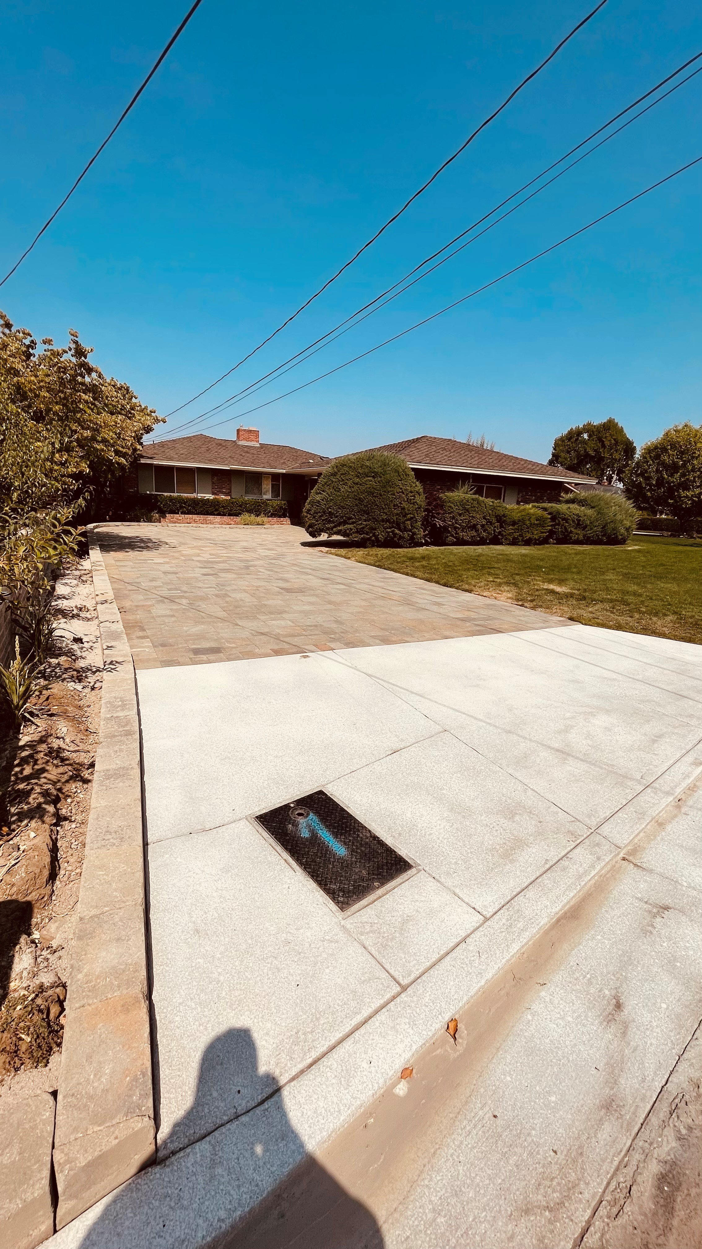 Construction of concrete driveway in Reno, NV