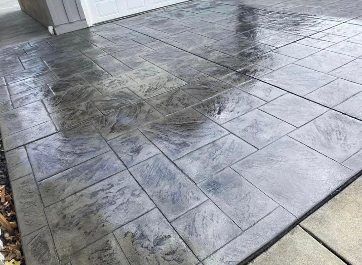 Stamped concrete patio in Sparks, NV