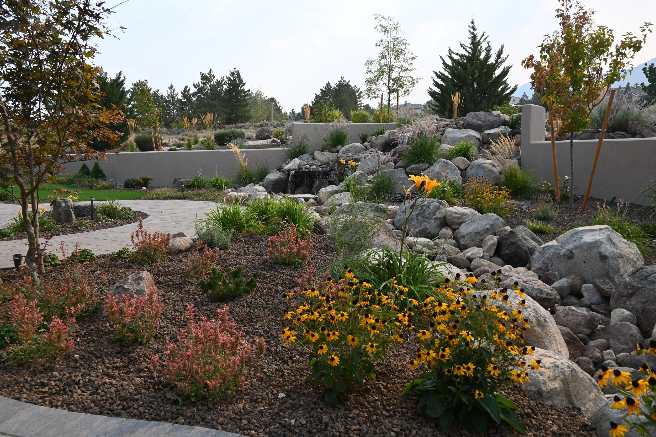 Designing the Perfect Outdoor Space for Morning Yoga With Plantings in Incline Village and Spanish Springs, NV