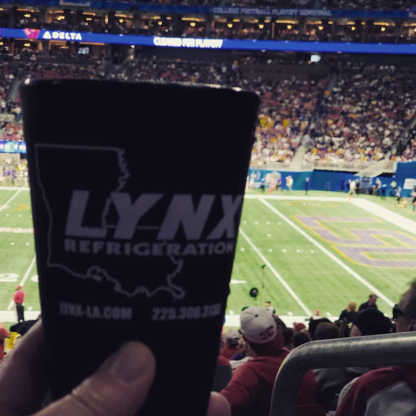 #lynxrefrigeration #geauxtigers #lsu #peachbowl #lsufootball @lsufootball @lsu #joeburrow #atlanta #mercedesbenzstadium