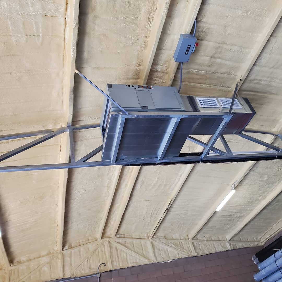 Open air return to a ducted return. Now the filter company can reach it for maintenance. #lynxrefrigeration .
.
.
.
.
.
#batonrouge #refrigeration #denhamsprings #hvac #sheetmetal #r410a #r22 #trane #goldenage