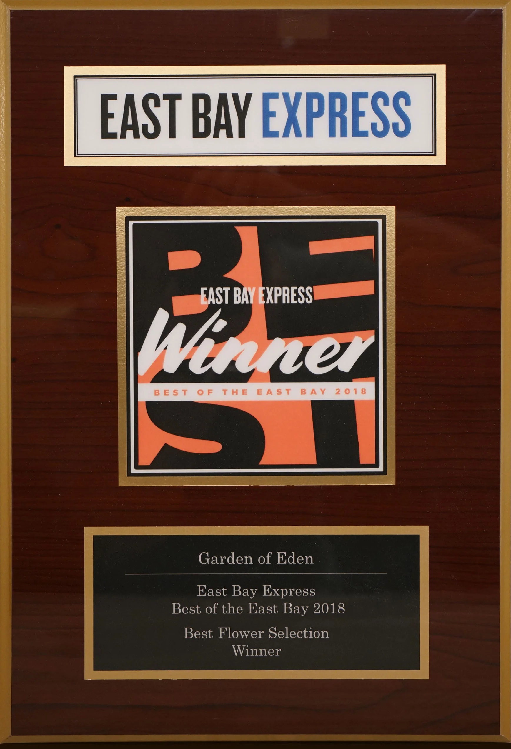 East Bay Express - Best Flower Selection Winner 2018