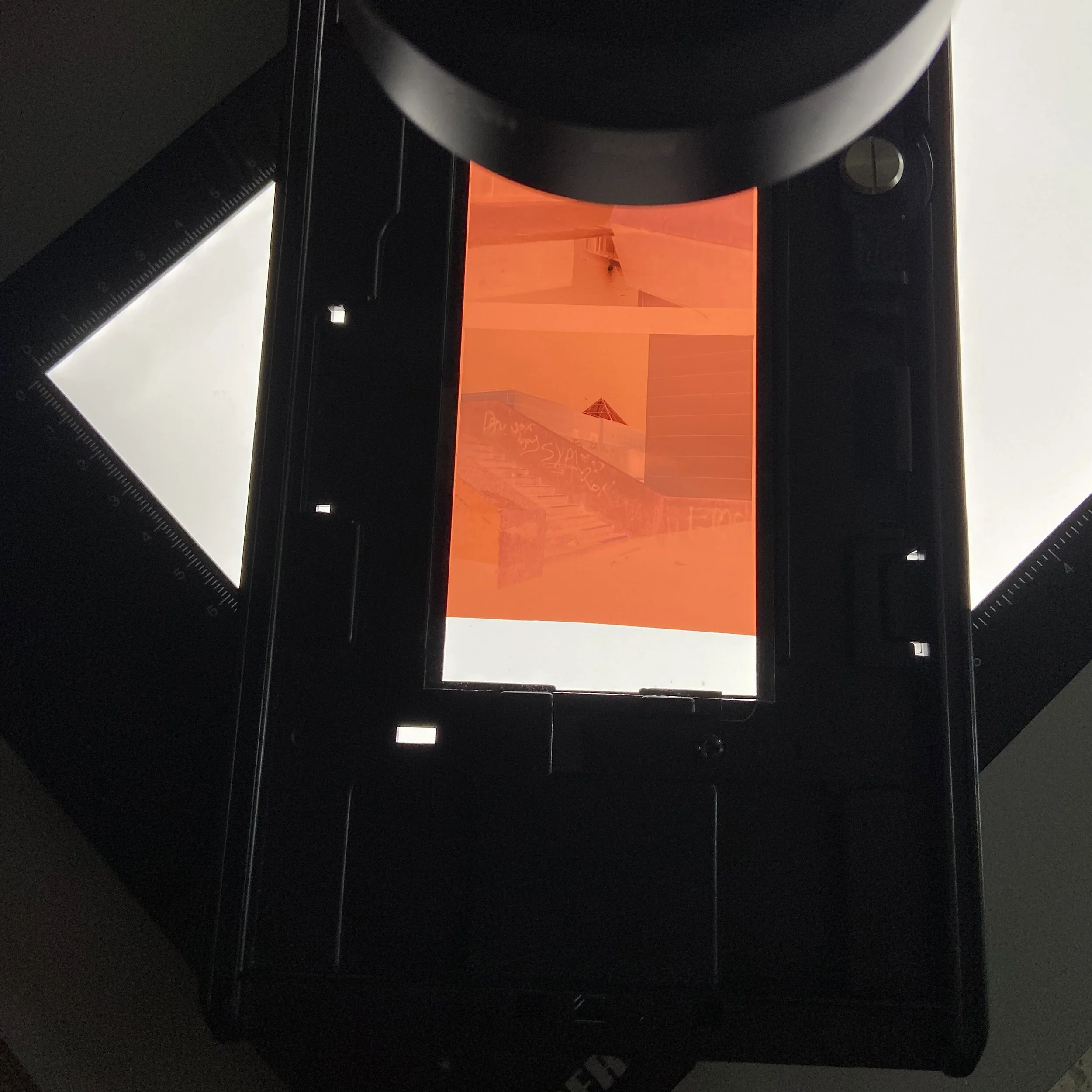 Neg in Nikon Coolsacan frame