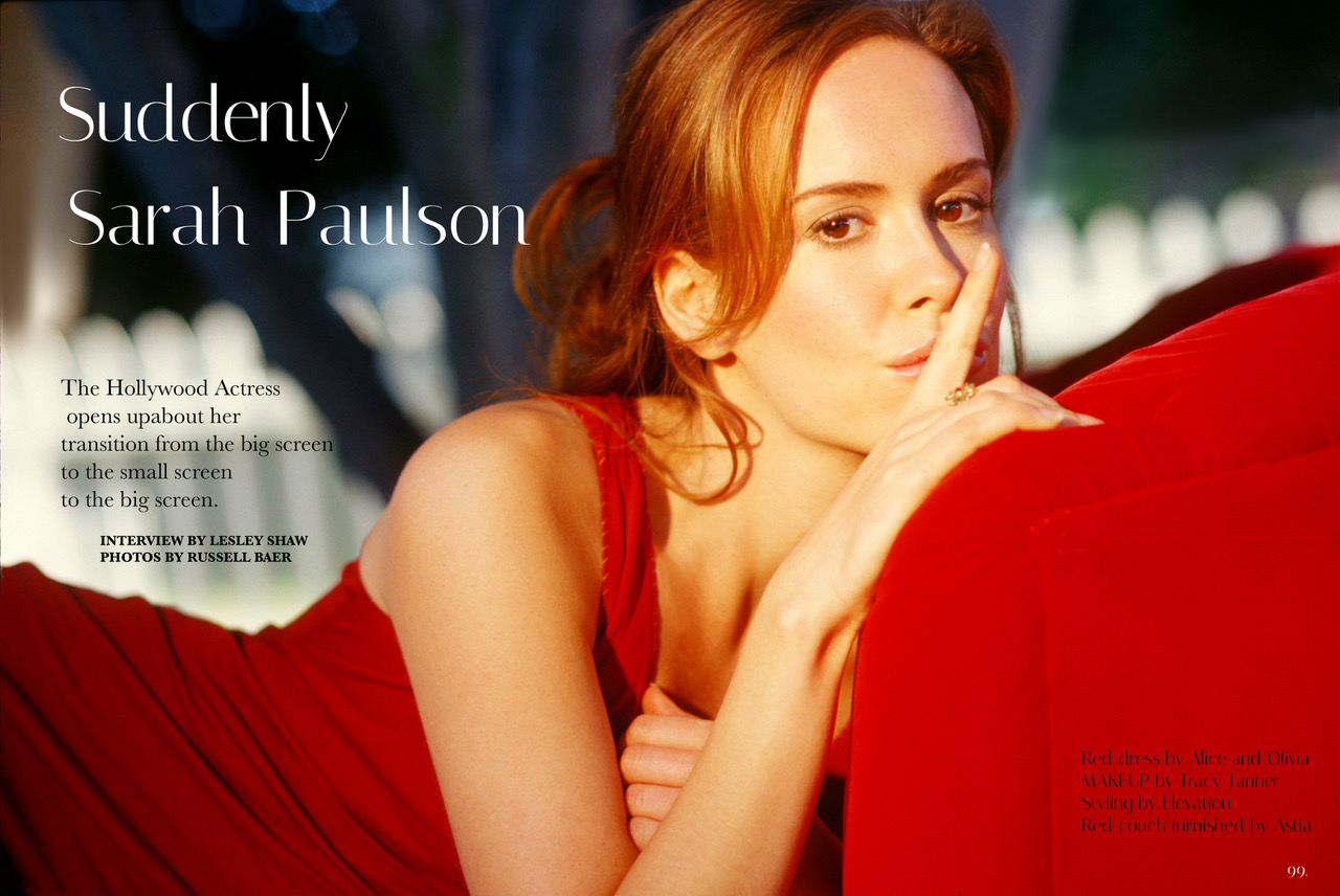 Sarah Paulson by Russell Baer cover.jpeg