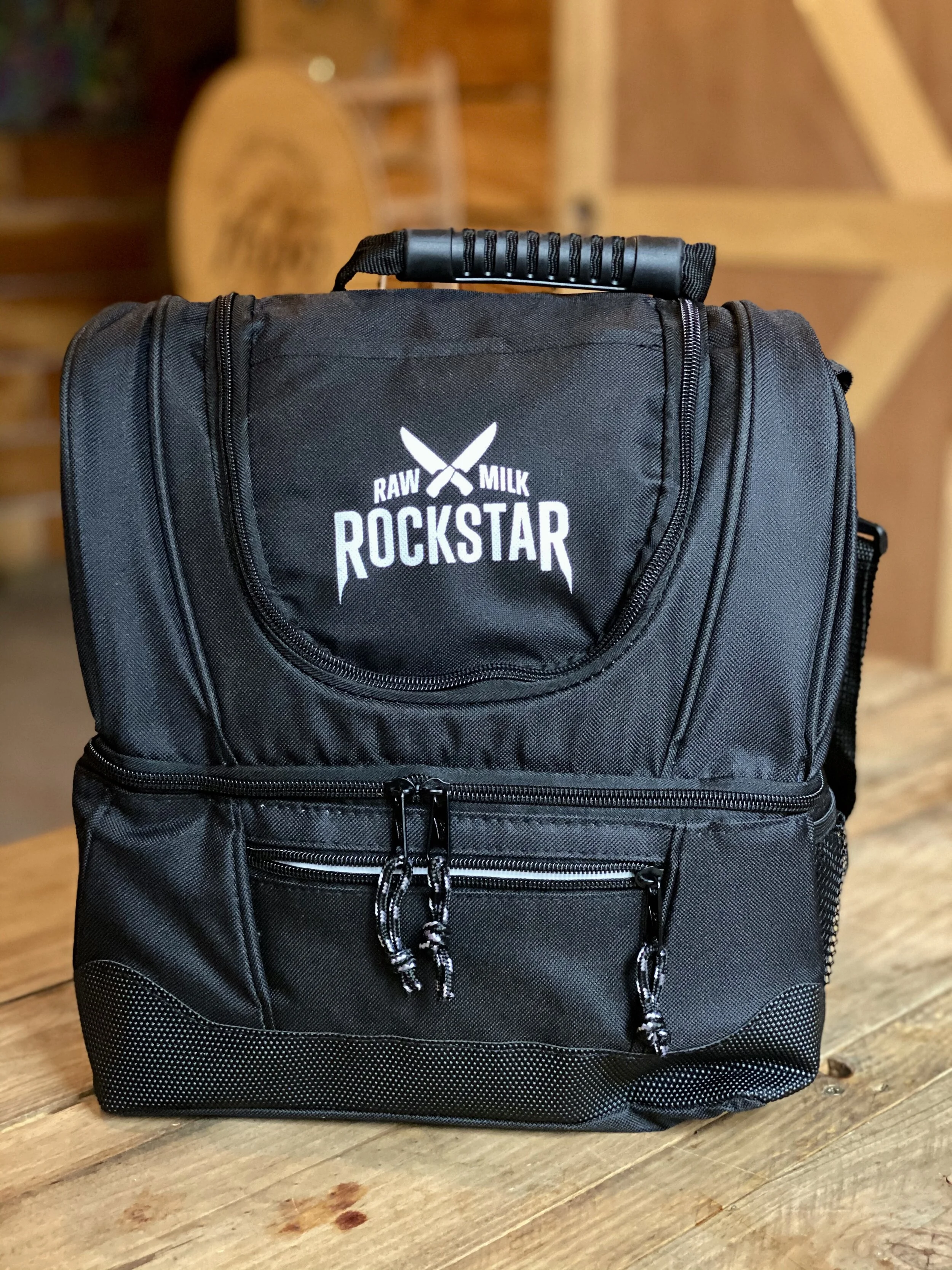 Large Raw Milk Rockstar Cooler Bag