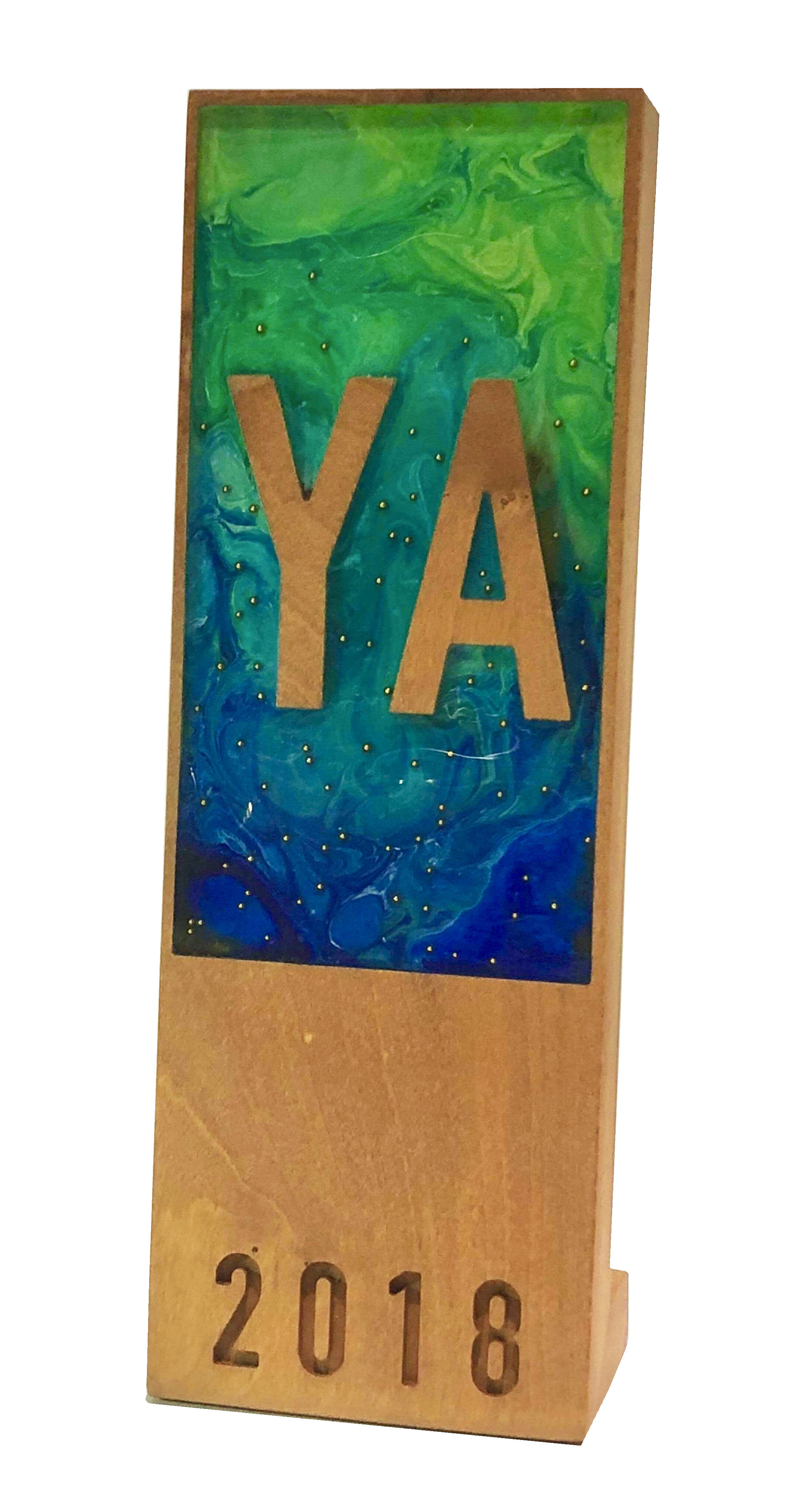 2018 YA Award designed by Sara Felix