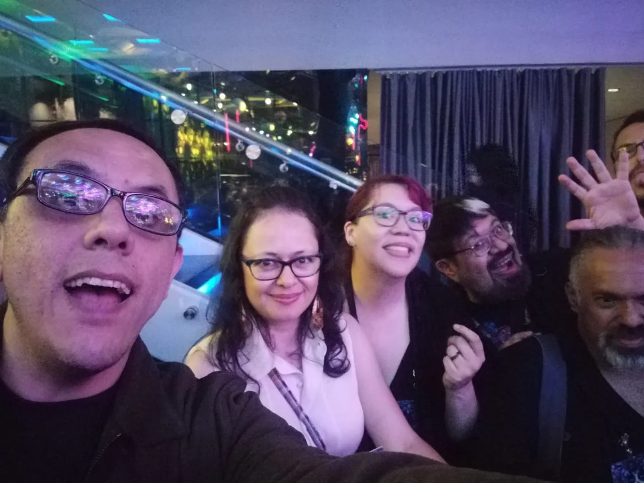 Alberto Chimal, Raquel Castro, Libia Brenda, José Luis Zárate, and Gerardo Horacio Porcayo