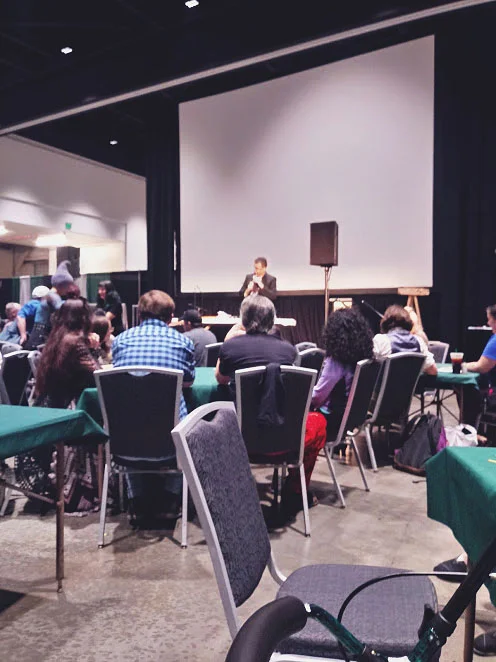 John Picacio's Loteria game at Worldcon 76 (Photo by Smok)