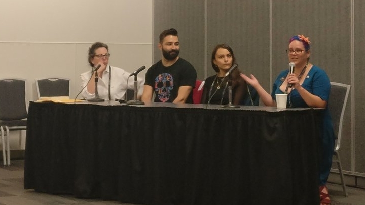 The Coco panel (Photo by Alberto Chimal)