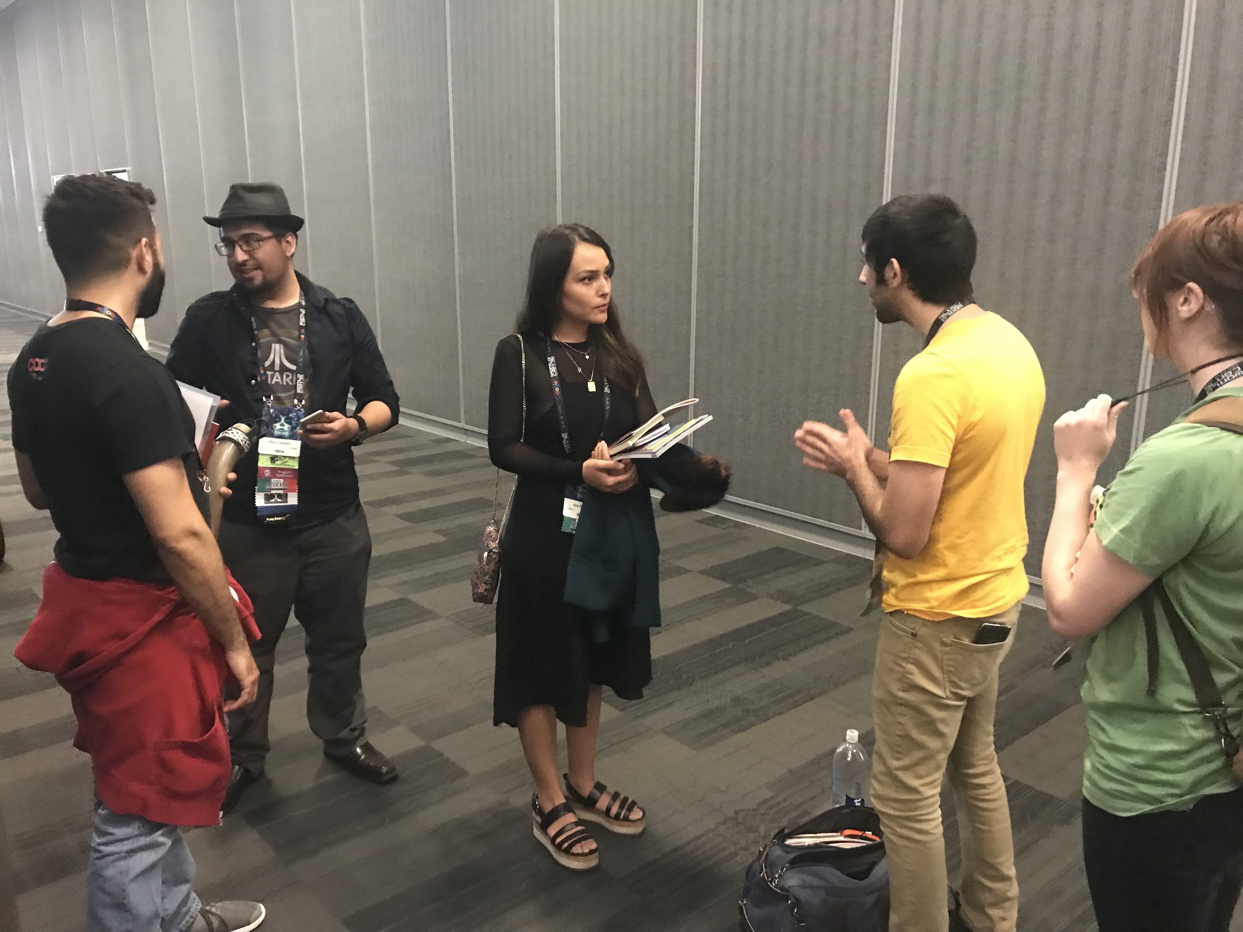 Adrian Molina, Rick Canfield, Ana Ramirez, Gonzalo Alvarez, and Grace Chadwick (Photo by Julia Rios)
