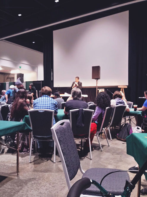 John Picacio's Loteria game at Worldcon 76 (Photo by Smok)