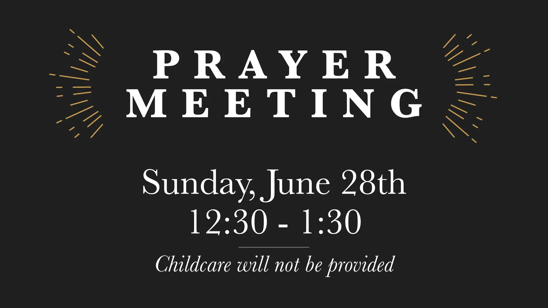 Prayer Meeting
