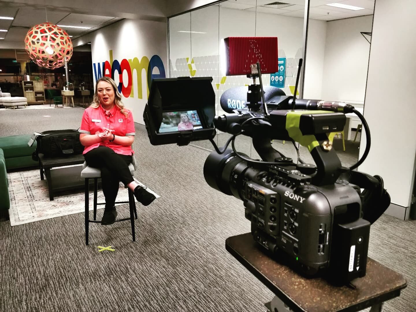 Traveling throughout NSW you meet some interesting people. Here we're shooting Rhiannon at Fantastic furniture and learning about her career in the retail sector. The segment was shot as a part of the Skillsone: Skills and Thrills showcase. If you'd 