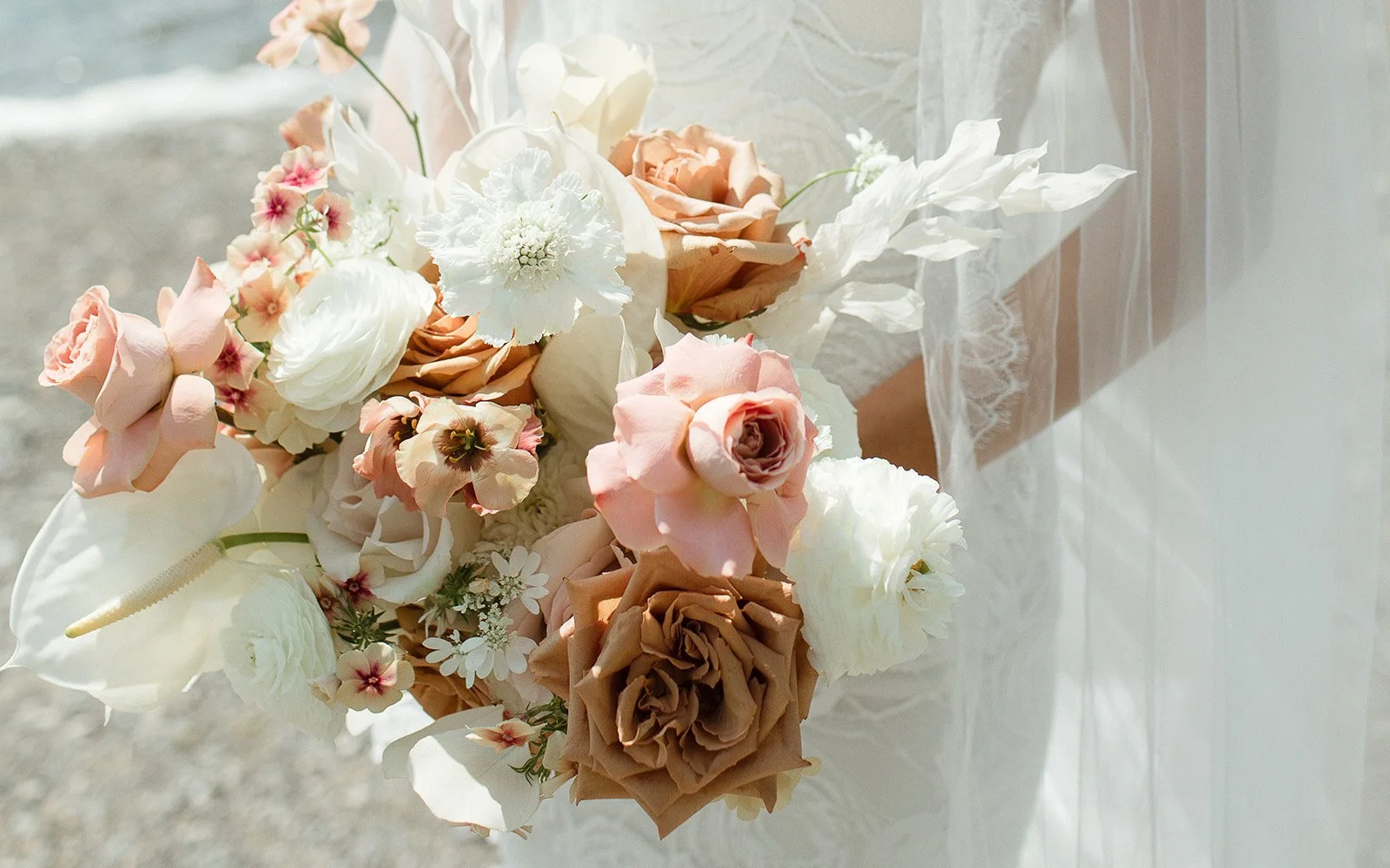 {Lets Get Married} Bridal Bouquet + Bout Set