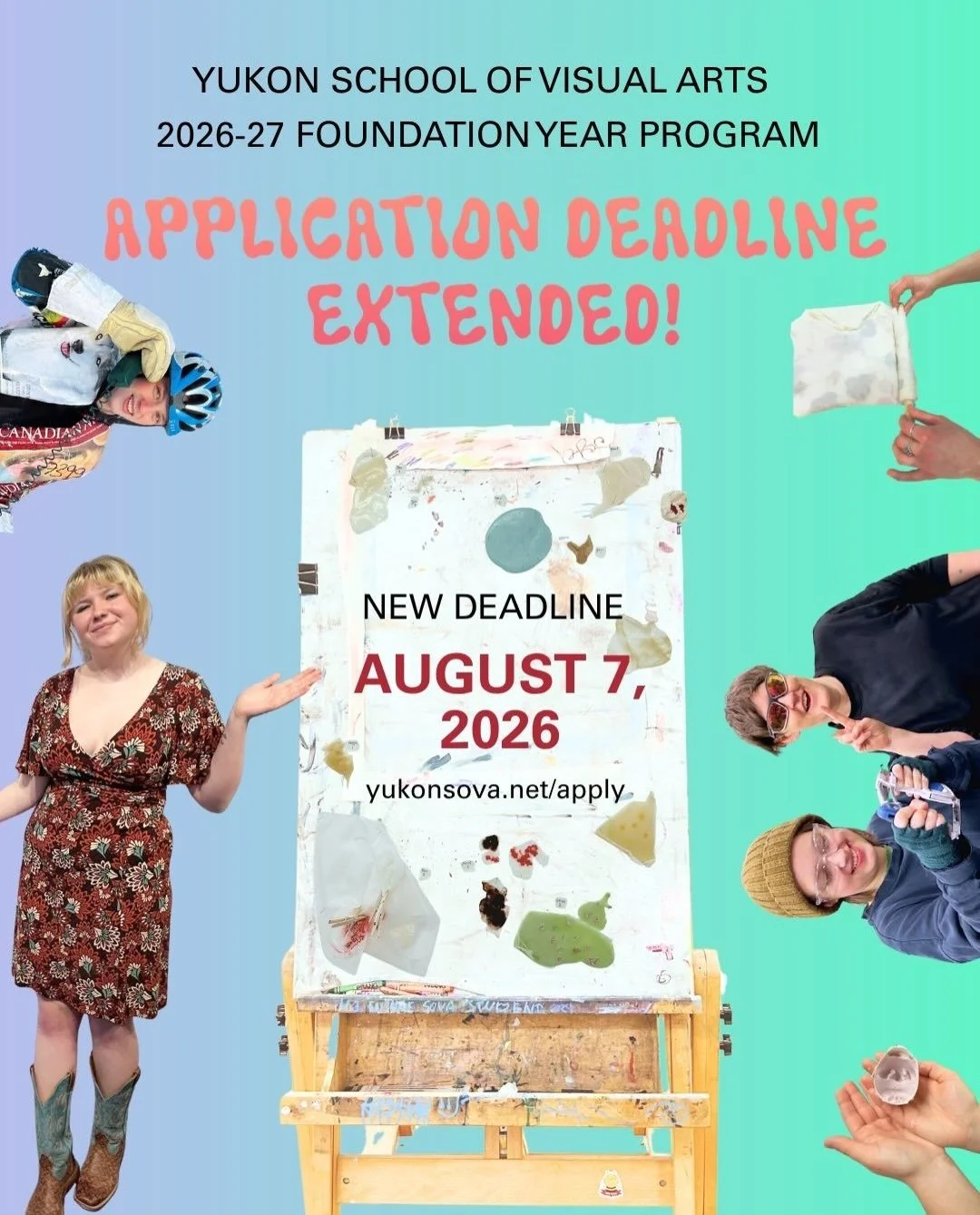 ⚡️DEADLINE EXTENDED! You now have until AUGUST 7 to apply to the 2026-27 Foundation Year Program!⚡️

Join our incoming cohort and spend 8 months is the vibrant sub-Arctic community of Dawson City. The focus on land-based learning, field trips to impo