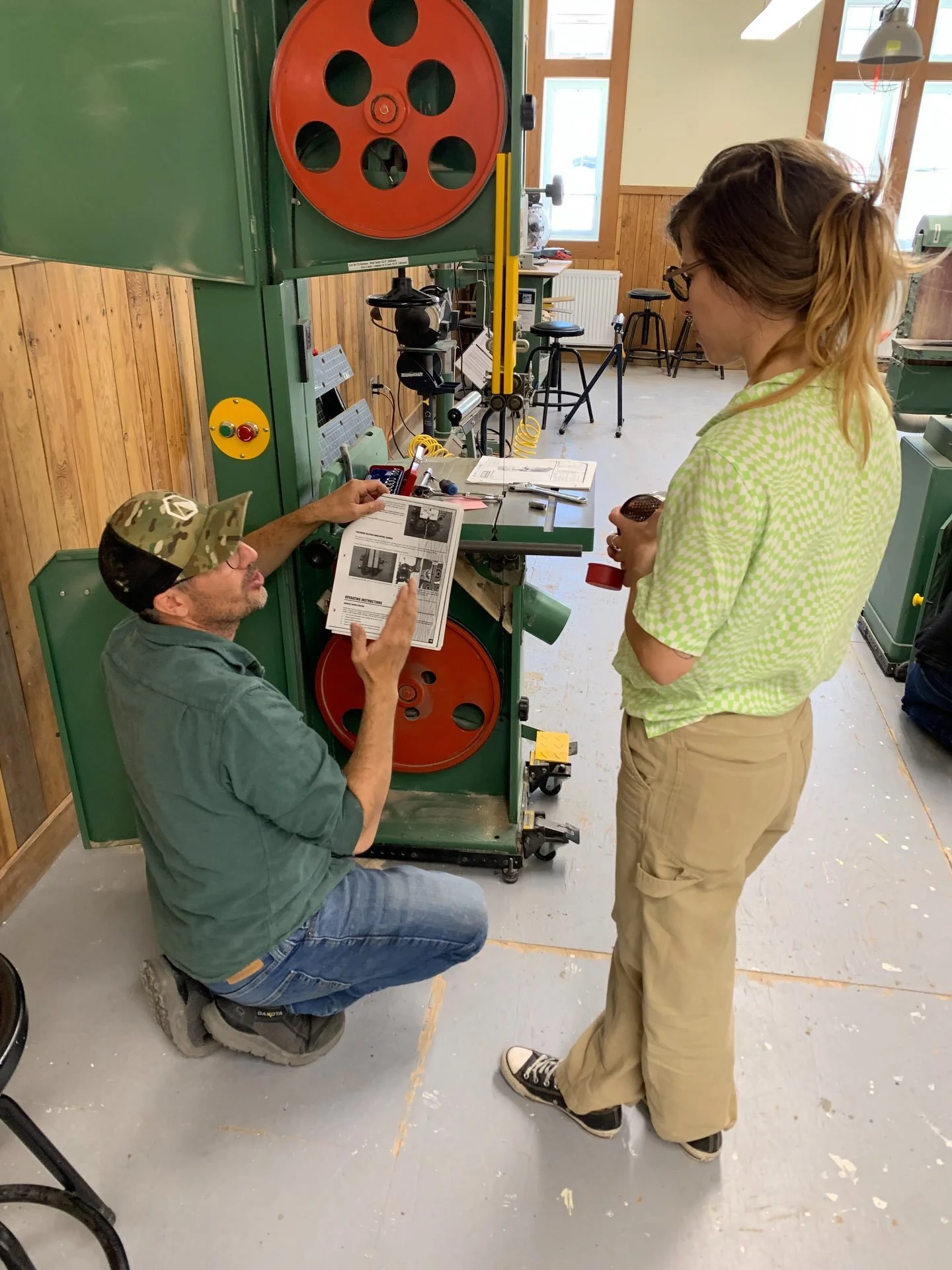 We are so grateful to have spent the day in SOVA&rsquo;s 3D studio with our @yukonuniversity colleagues from the School of Trades. Phil Lapointe and Will Hegsted have been helping us troubleshoot, repair and glow-up some of our bigger woodworking too