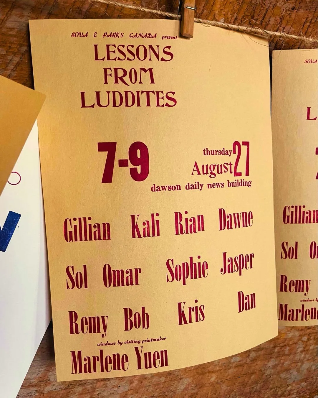 ✨Join us this Thursday, August 27 from 7-9 pm at the Dawson Daily News Building for &ldquo;Lessons from Luddites&rdquo; - the closing reception of the Print &amp; Publishing summer intensive! On display will be all the artist books, prints and projec