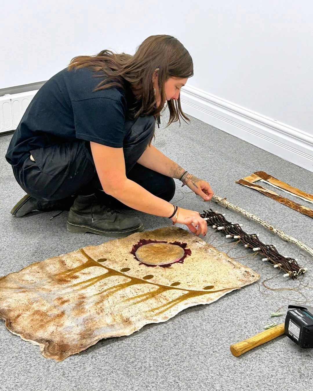 Installation is underway for tomorrow night&rsquo;s exhibition bringing together 2D Studio drawing projects by Foundation Year Program students with photography projects by YukonU Bridging Program students. Join us from 6 pm to 8 pm on Thursday, Octo