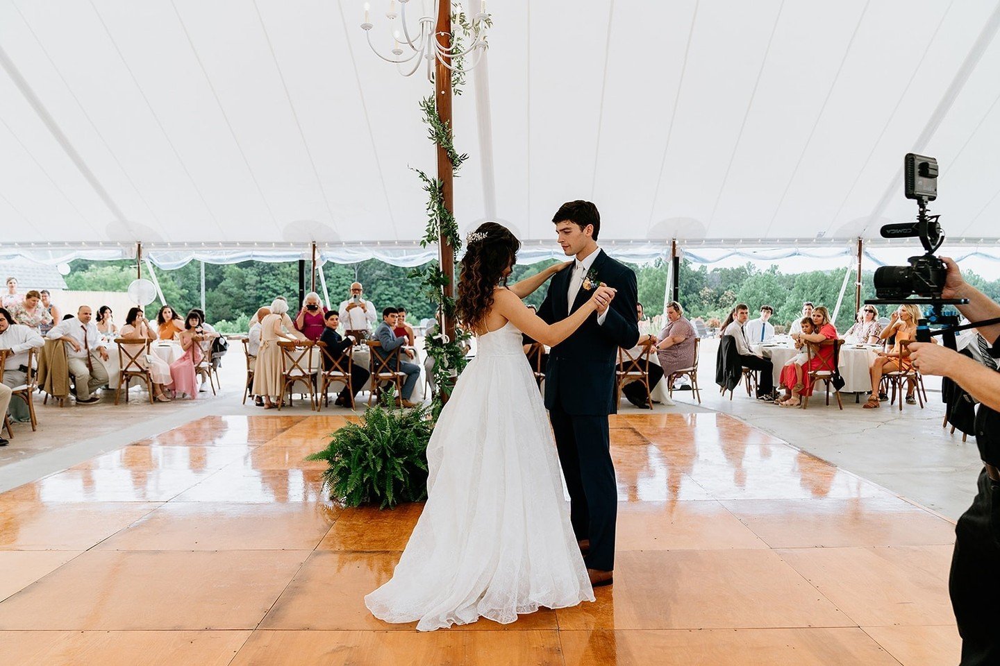 One of the sweetest moments between a new husband and wife is their first dance, and we're so grateful for what we do because we get to be a part of that.⁠
⁠
www.castletonmeadows.com