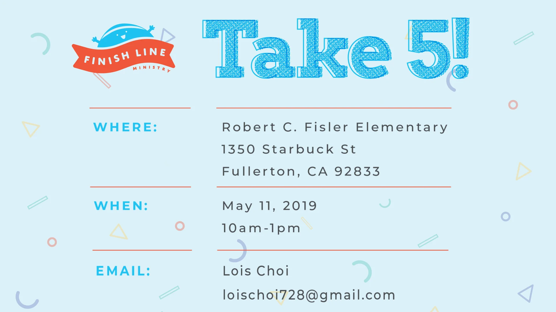 Take 5! Hosted by Finish Line Ministry.jpg