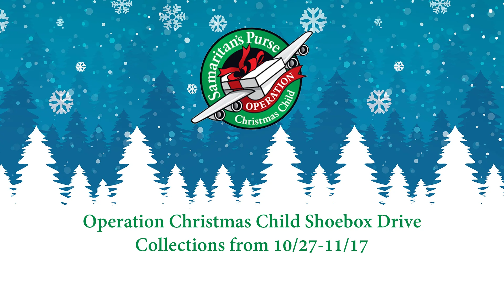 Operation Christmas Child Shoebox Drive