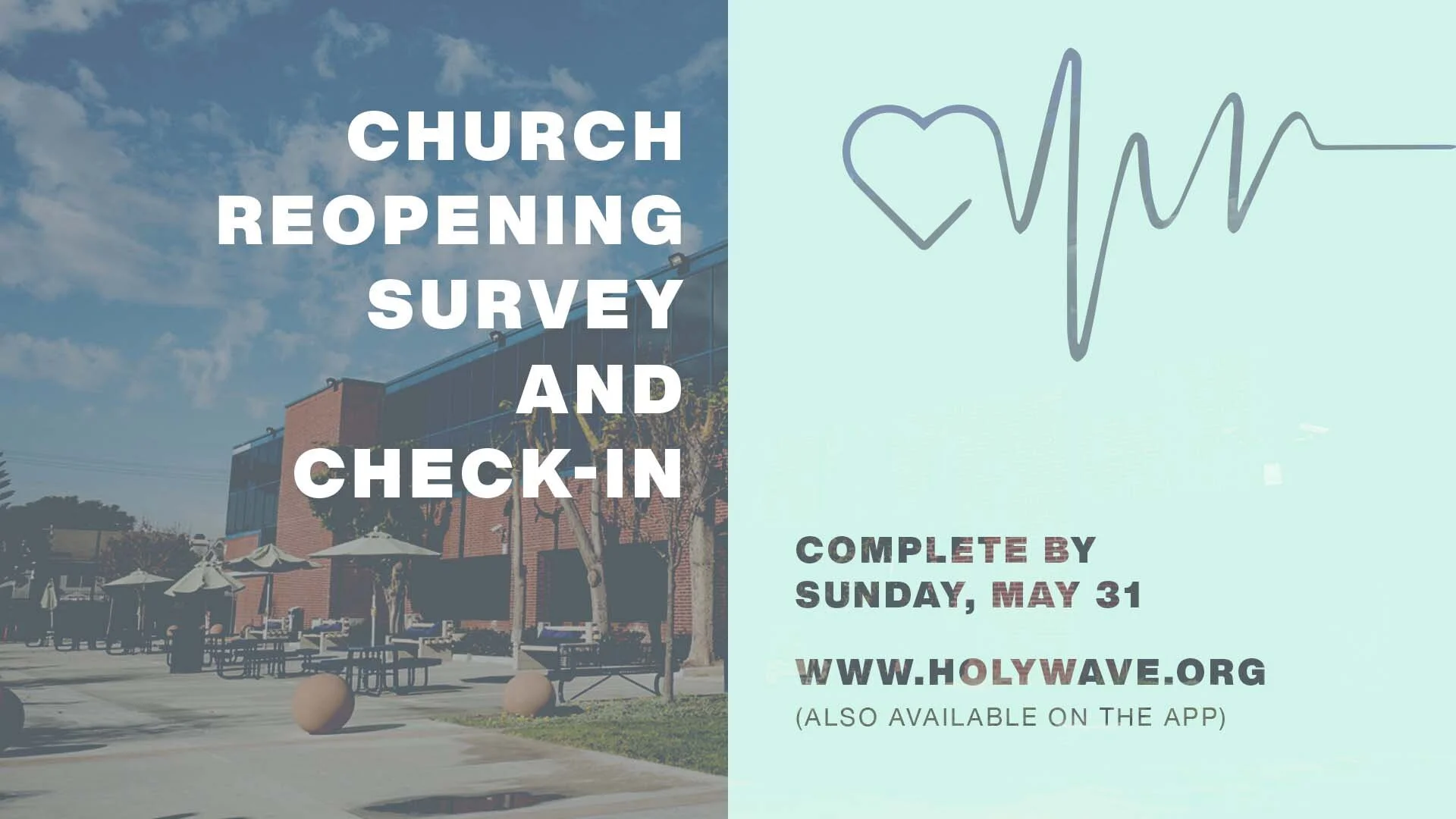 Congregational Check-in &amp; Church Reopening Survey